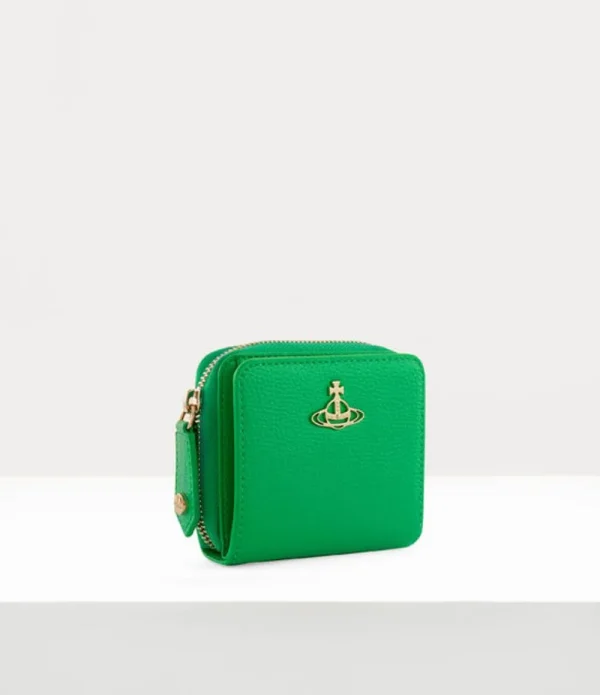 Men Vivienne Westwood Wallets-Re-Vegan Grain Medium Zip Wallet