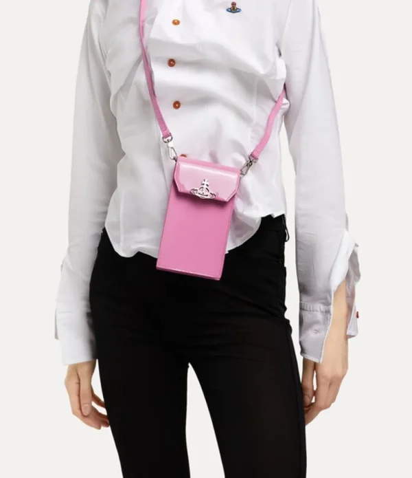 Women Vivienne Westwood Other Accessories-Shiny Phone Bag