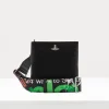 Men Vivienne Westwood Crossbody Bags-Sq Crossbody Print Strap
