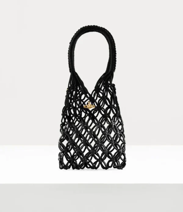 Women Vivienne Westwood Handbags-Thrawler Large Macrame Handbag