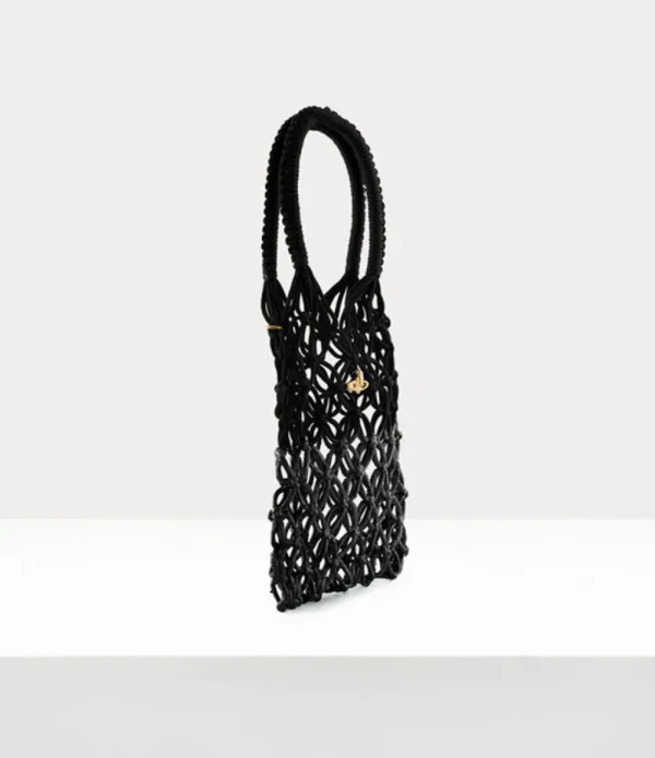Women Vivienne Westwood Handbags-Thrawler Large Macrame Handbag