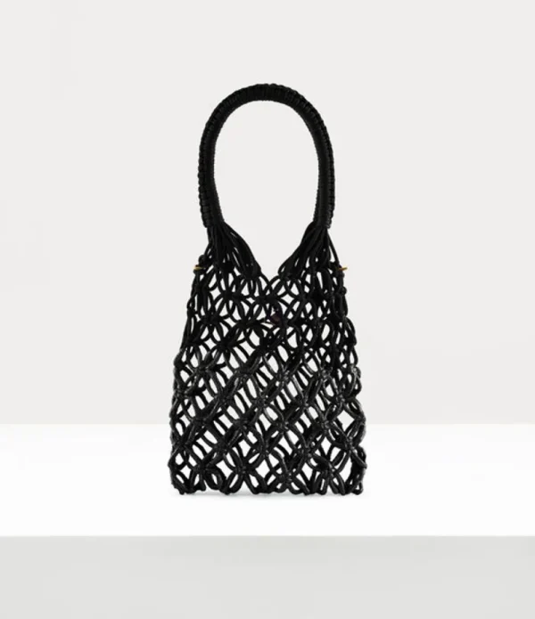 Women Vivienne Westwood Handbags-Thrawler Large Macrame Handbag
