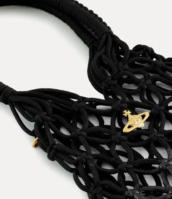 Women Vivienne Westwood Handbags-Thrawler Large Macrame Handbag
