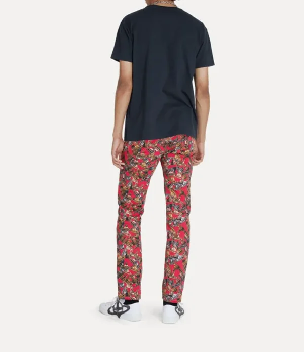 Men Vivienne Westwood T-Shirts And Polos-Time Machine Classic T-Shirt