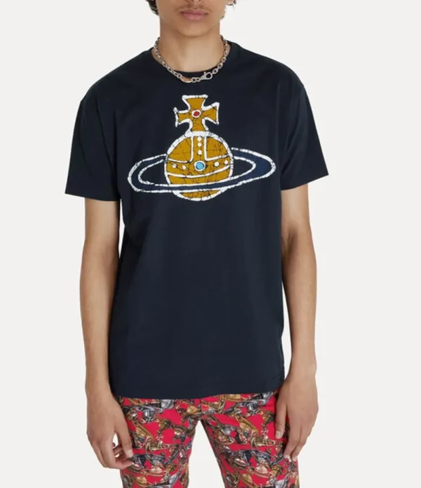 Men Vivienne Westwood T-Shirts And Polos-Time Machine Classic T-Shirt