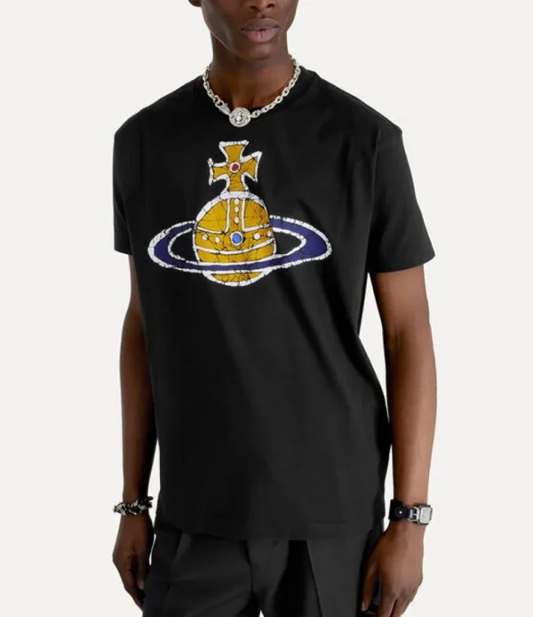 Men Vivienne Westwood T-Shirts And Polos-Time Machine Classic T-Shirt