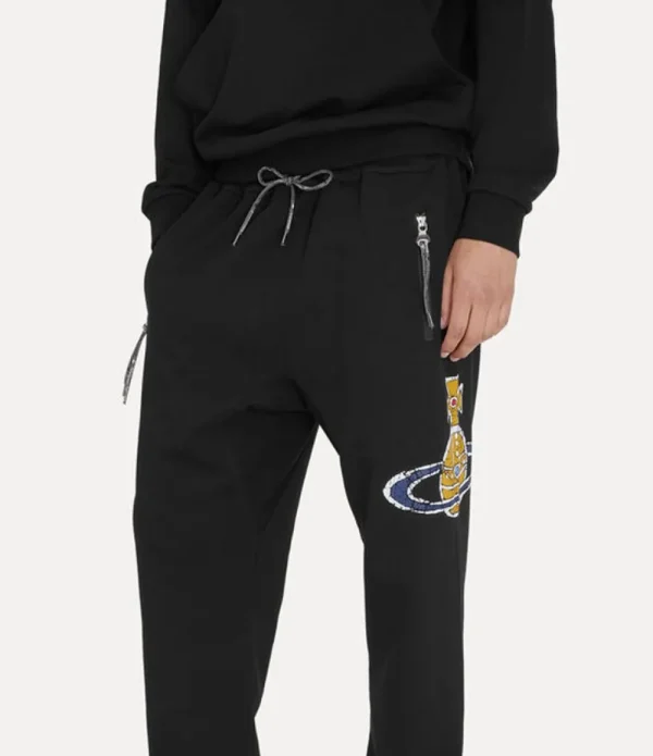 Men Vivienne Westwood Trousers And Shorts-Time Machine Football Trousers