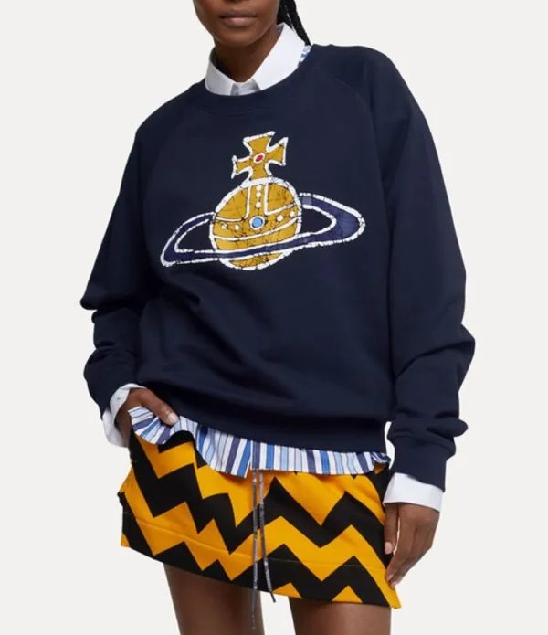 Women Vivienne Westwood Sweatshirts And T-Shirts-Time Machine Raglan Sweatshirt